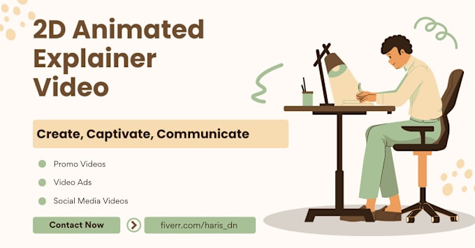 Bestseller - create custom 2d animated explainer video for sales