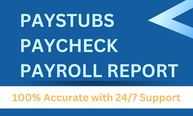 Gig Preview - Create paystubs adp pay stub, payroll report w2 w3