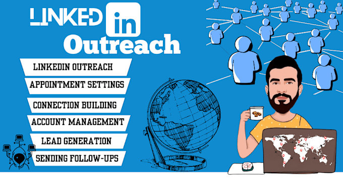 Gig Preview - Do linkedin outreach campaigns and boost your b2b lead generation