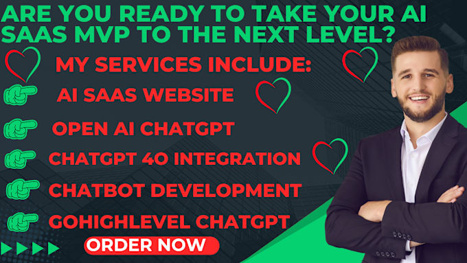 Gig Preview - Build chatgpt 4o chatbot realtime api ai saas gohighlevel website CRM automation