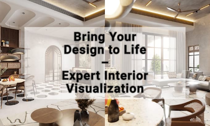 Gig Preview - Create stunning 3d interior and architectural renderings