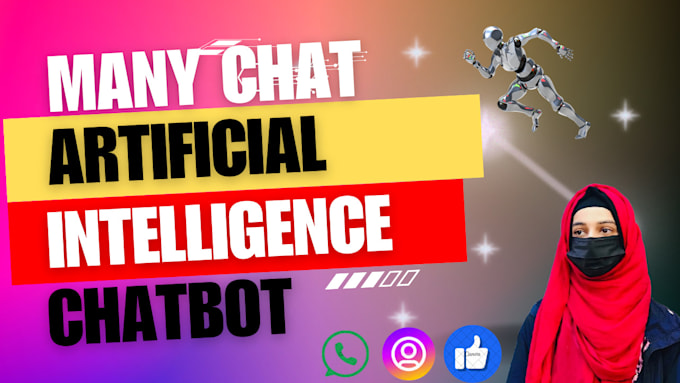 Gig Preview - Create ai chatbot for social media platforms with manychat