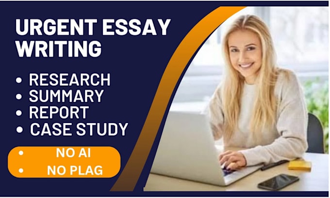 Gig Preview - Do urgent essay, business essay, nursing essay, university and research essay