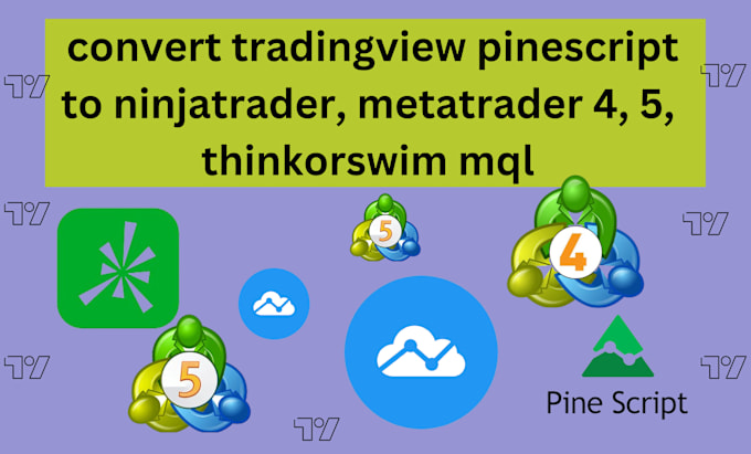 Gig Preview - Convert tradingview pinescript to ninjatrader, metatrader 4, 5