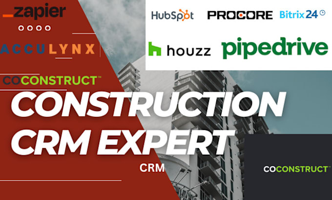 Gig Preview - Setup hubspot pipedrive houzz coconstruct zoho procure bitrix24