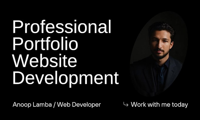 Gig Preview - Build a professional portfolio website using react