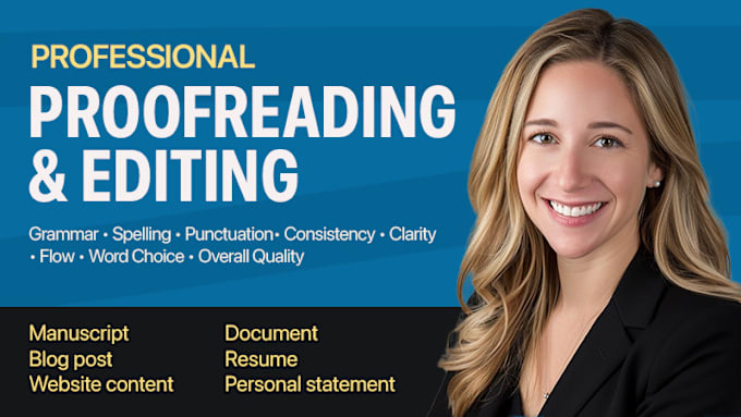 Gig Preview - Do a professional book proofreading, copy editing, book editing ebook and print