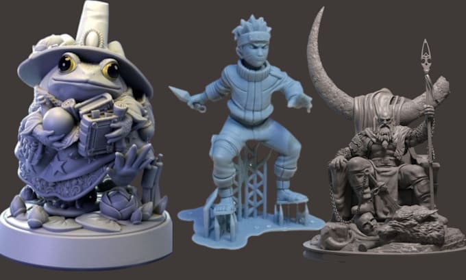 Gig Preview - Sculpt 3d miniatures, models figurines tabletop or dnd warhammer for 3d printing