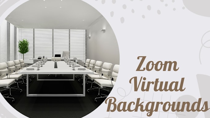 Gig Preview - Create zoom virtual background that will look professional