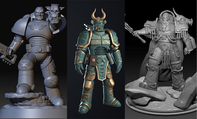 Bestseller - sculpt warhammer painting, 3d miniature, action figure model stl for 3d printing