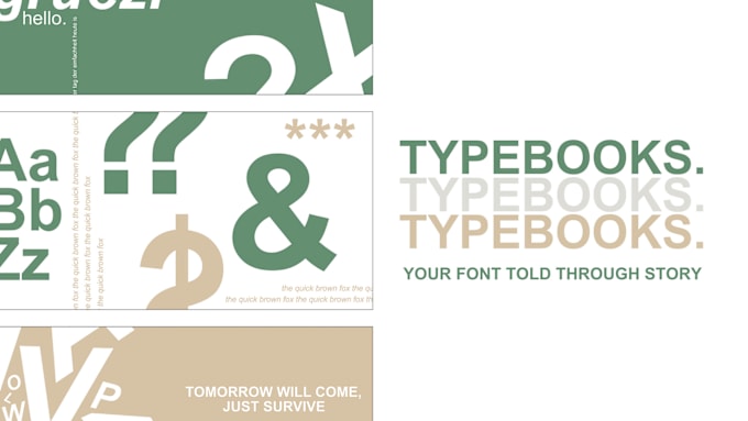 Bestseller - create the perfect type book for your font