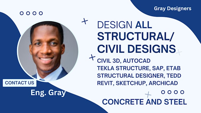 Gig Preview - Make complex all civil and structural designs  structures and road