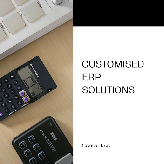 Gig Preview - Develop customised erp solution for your company