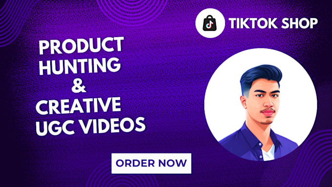 Gig Preview - Do tiktok shop product hunting and also their  video ads