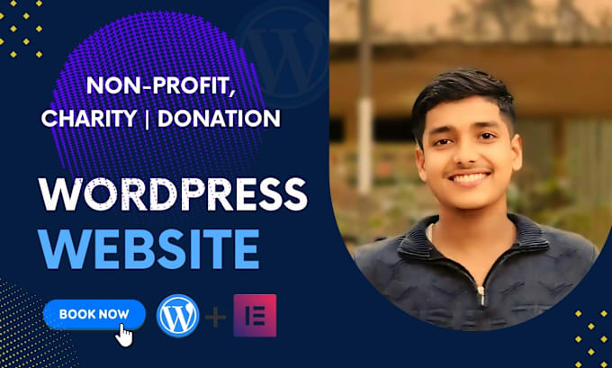 Gig Preview - Make  nonprofit, charity, donation websites with wordpress