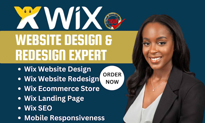 Bestseller - create wix website redesign, wix website design and redesign, wix studio website