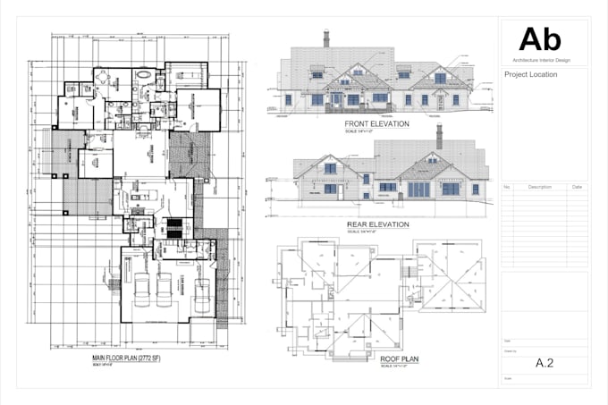 Gig Preview - Complete architectural floor plan,construction drawing,adu for city permit