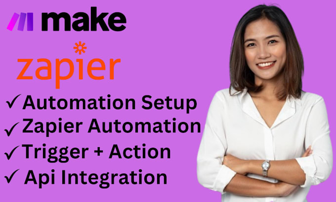 Bestseller - set up made com fix zapier make com automation n8n