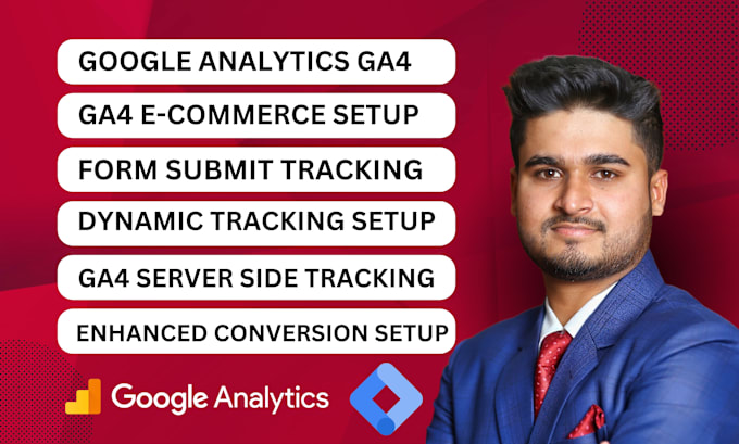 Gig Preview - Setup google analytics 4 and ga4 ecommerce tracking via GTM