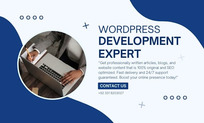 Gig Preview - Create wordpress website design and  development