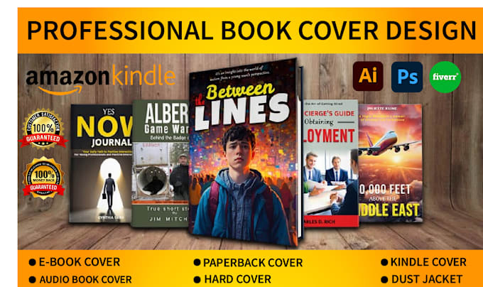 Gig Preview - Design professional book cover and ebook cover design