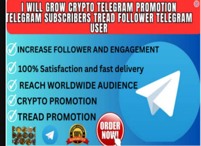 Bestseller - sky rocket telegram subscribers active users for channel and crypto telegram