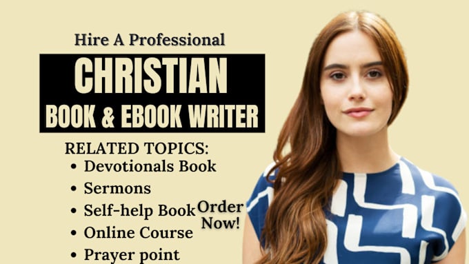 Gig Preview - Be christian ebooks, prayer books, devotional book ghostwriter, affirmation book