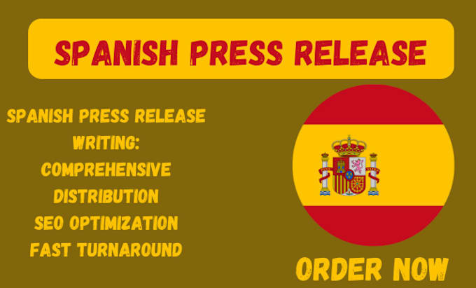 Gig Preview - Do spanish press release writing with spanish press release distribution