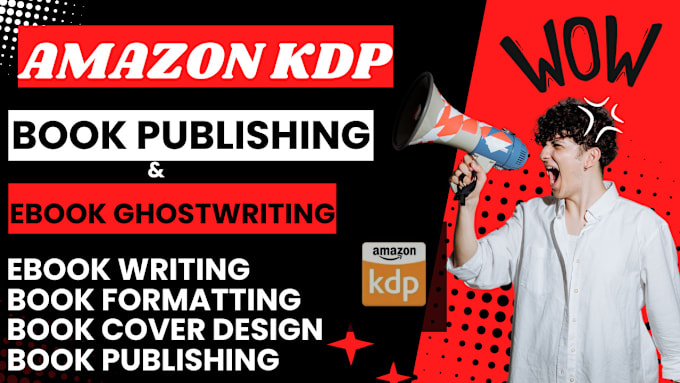 Gig Preview - Do ebook writing formatting amazon kdp book publishing and amazon ebook writer