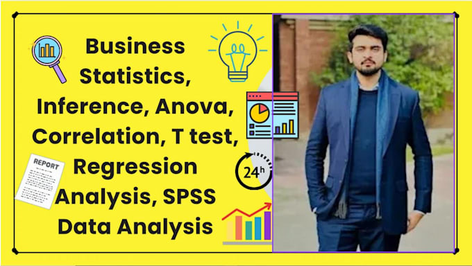 Gig Preview - Assist in business statistics, probability, regression, spss data analysis