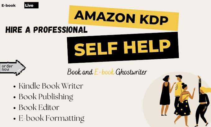 Gig Preview - Be your amazon kindle ebook ghostwriter, non fiction  book writing