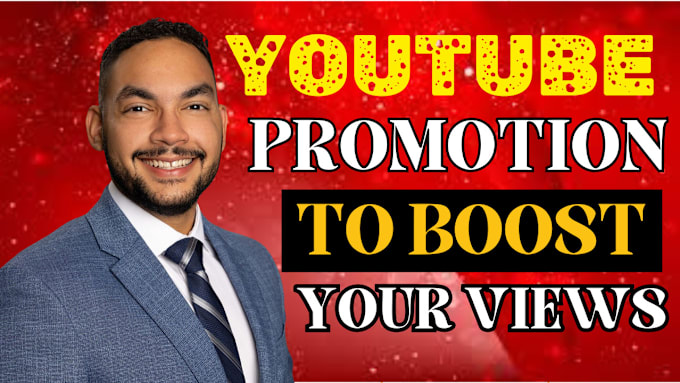 Bestseller - do youtube promotion to boost your views organically