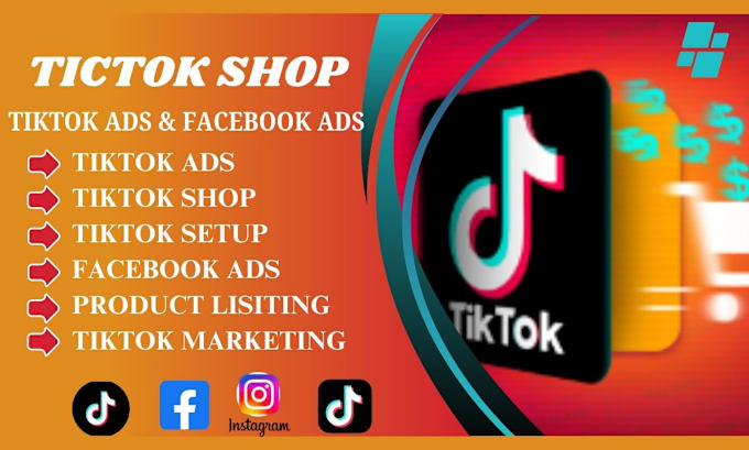 Gig Preview - Do  tiktok ads facebook ads tiktok dropship tiktok marketing instagram shop