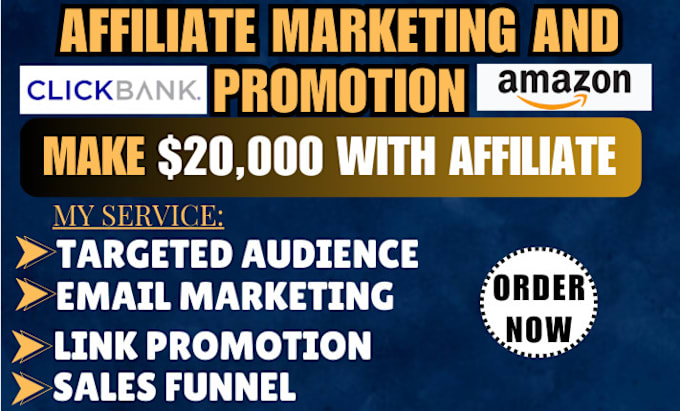 Gig Preview - Automate your clickbank and amazon affiliate marketing campaigns