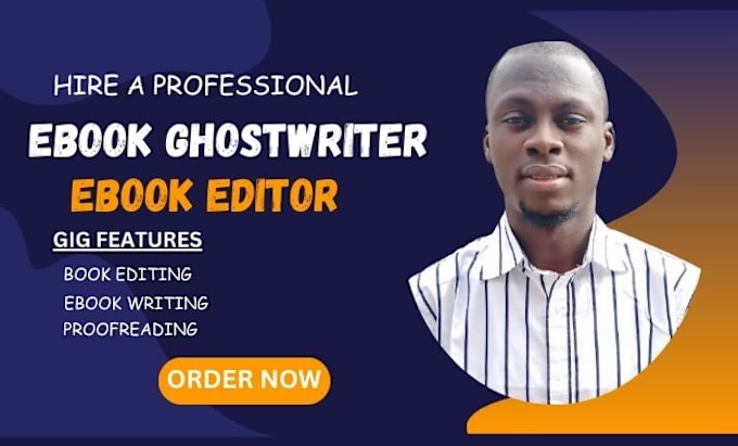 Gig Preview - Be your ebook ghostwriter, ebook writer, ghostwriter, book editor for nonfiction