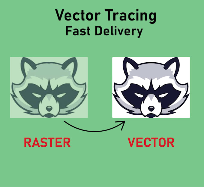 Gig Preview - Vector tracing,  convert image to vector quickly, redraw logo