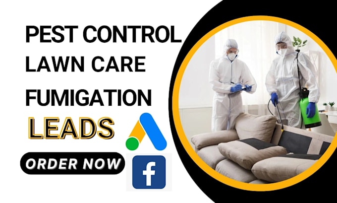 Gig Preview - Generate pest control leads lawncare leads fumigation leads pest control website