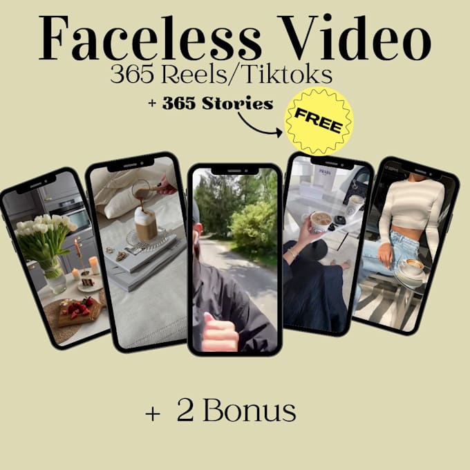 Gig Preview - Give you more than 365 faceless aesthetic premium videos