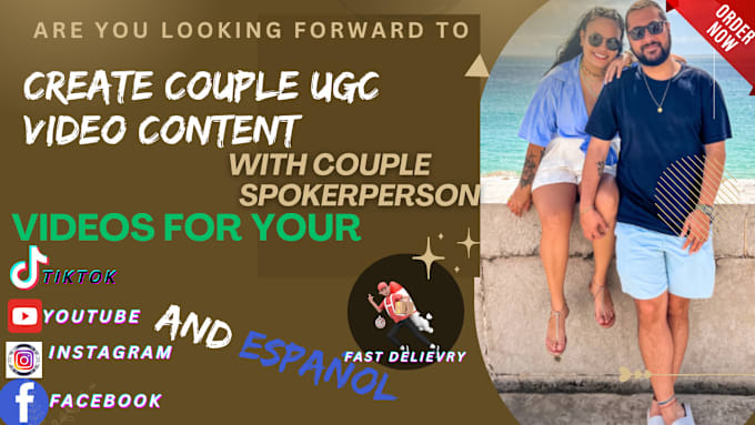 Gig Preview - Create a couple ugc video content with spokerperson for your sm plattform