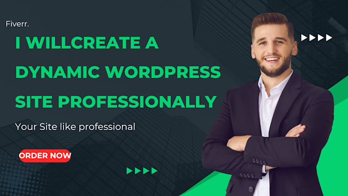 Gig Preview - Design a stunning modern wordpress website for you