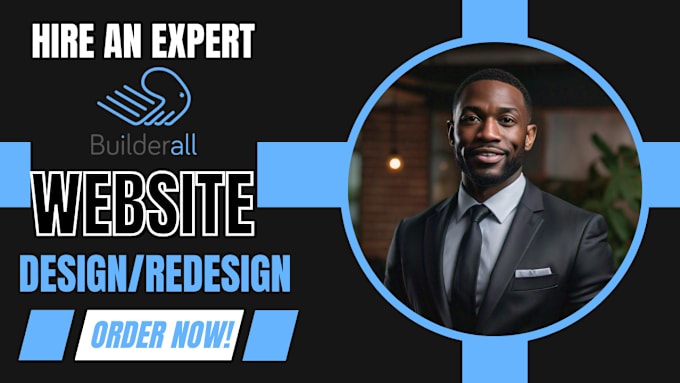 Gig Preview - Builderall website builderall sales funnel design builderall landing page