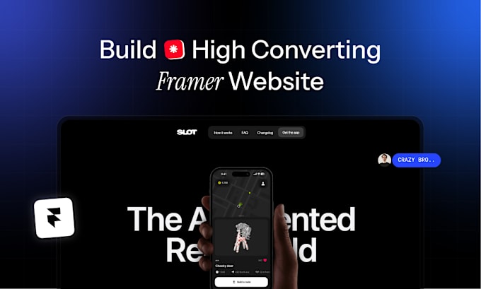 Gig Preview - Build interactive framer website