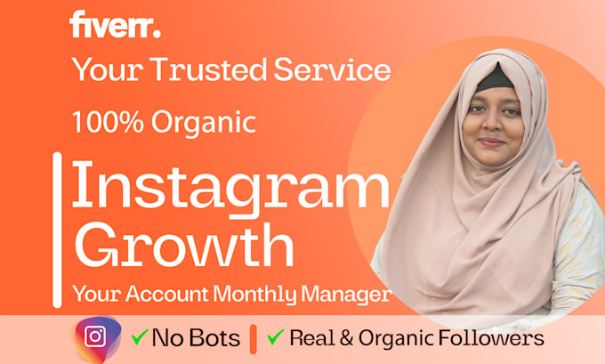 Gig Preview - Do instagram marketing or promotion for organic growth