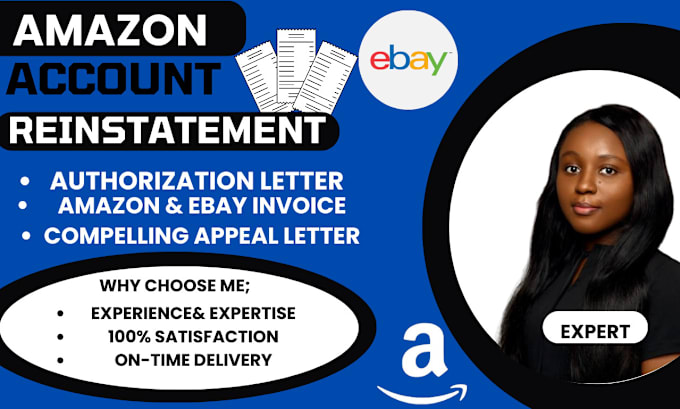 Gig Preview - Reinstatement for your amazon account, amazon reinstatement