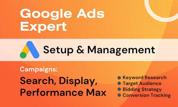 Gig Preview - Create a google ads campaign for your business