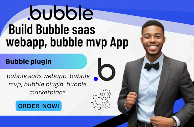 Gig Preview - Develop bubble plugin, bubble io saas mobile app or web mvp app, api integration