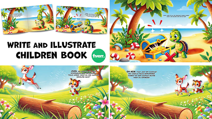 Gig Preview - Write and illustrate children book