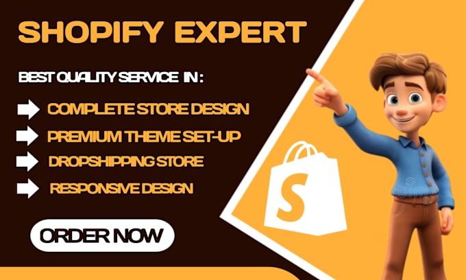 Bestseller - build shopify dropshipping store, shopify website and shopify store