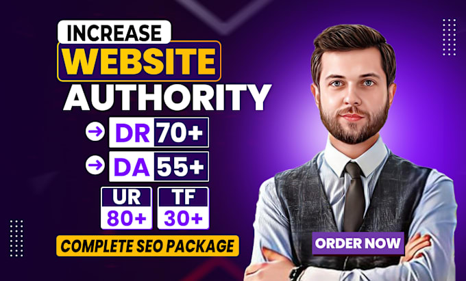 Bestseller - increase domain rating ahrefs DR domain authority da ur with SEO backlinks