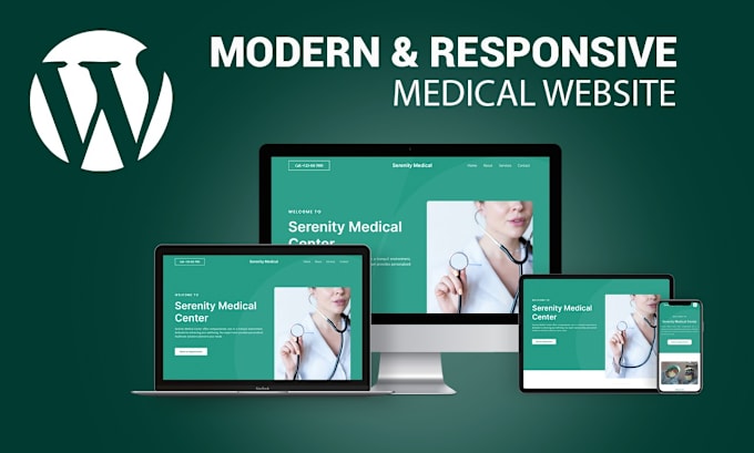 Gig Preview - Design medical website, healthcare, doctor and clinic website